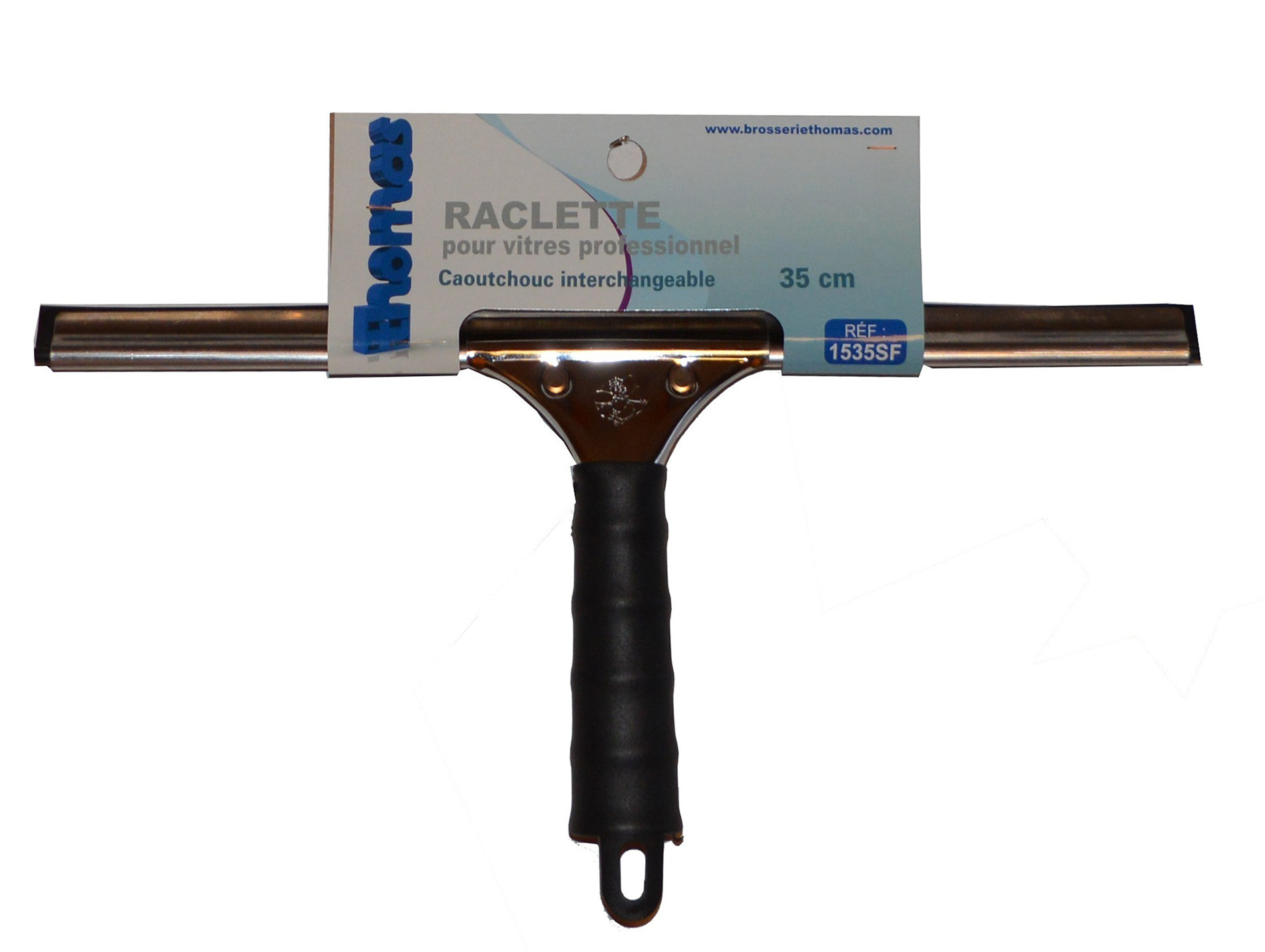Raclette à vitre en inox 35cm