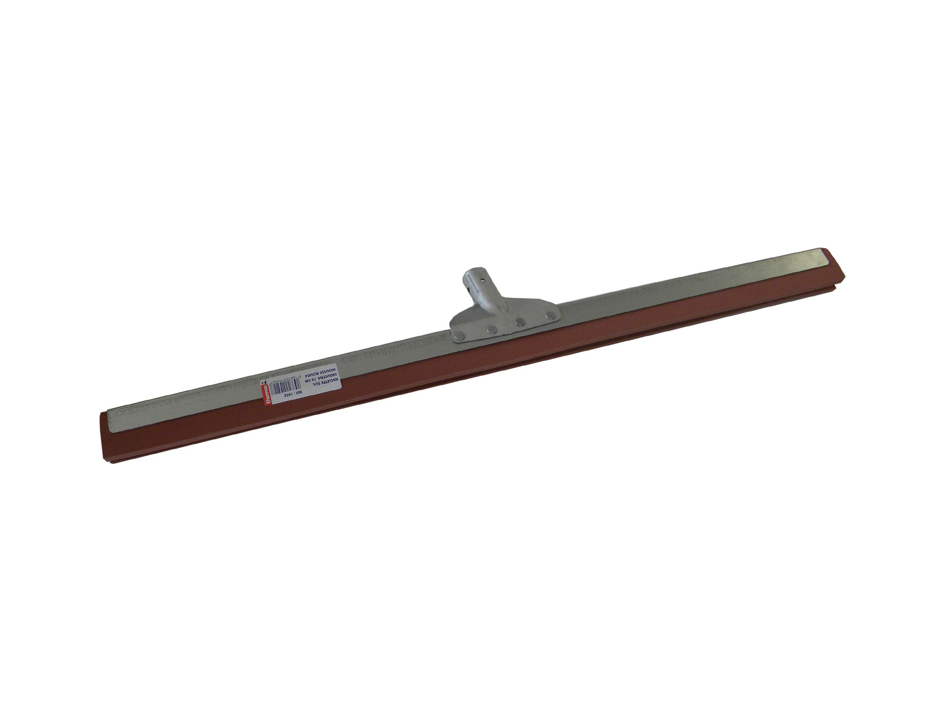 Raclette sol métal industrie rouge 75cm