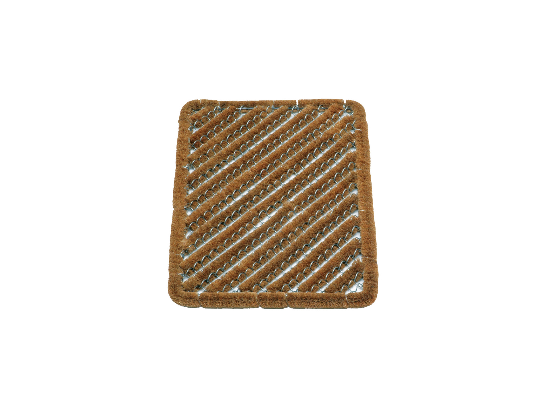 Tapis gratte-pieds coco écru 60x40cm Ep.25mm