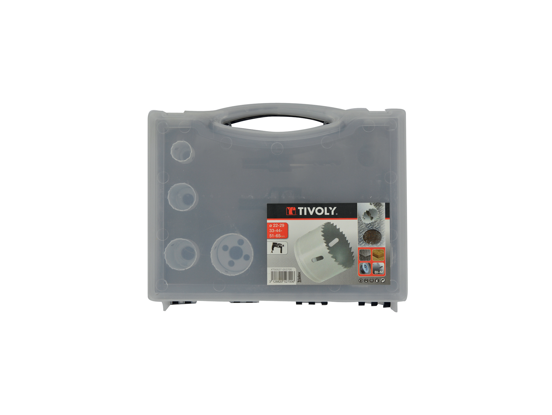 Coffret scies cloches et accessoires Ø22 à 65