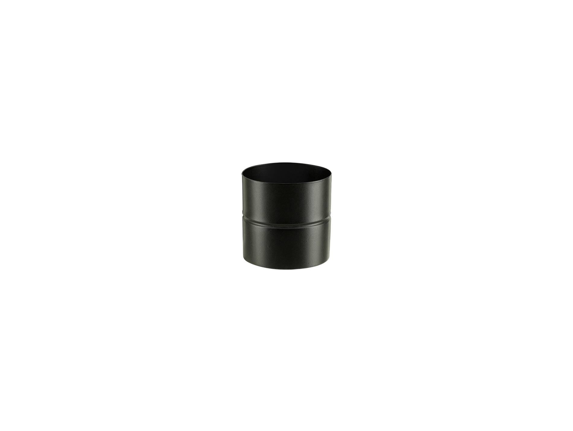 Adaptateur émaillé Ø180F-180F noir mat