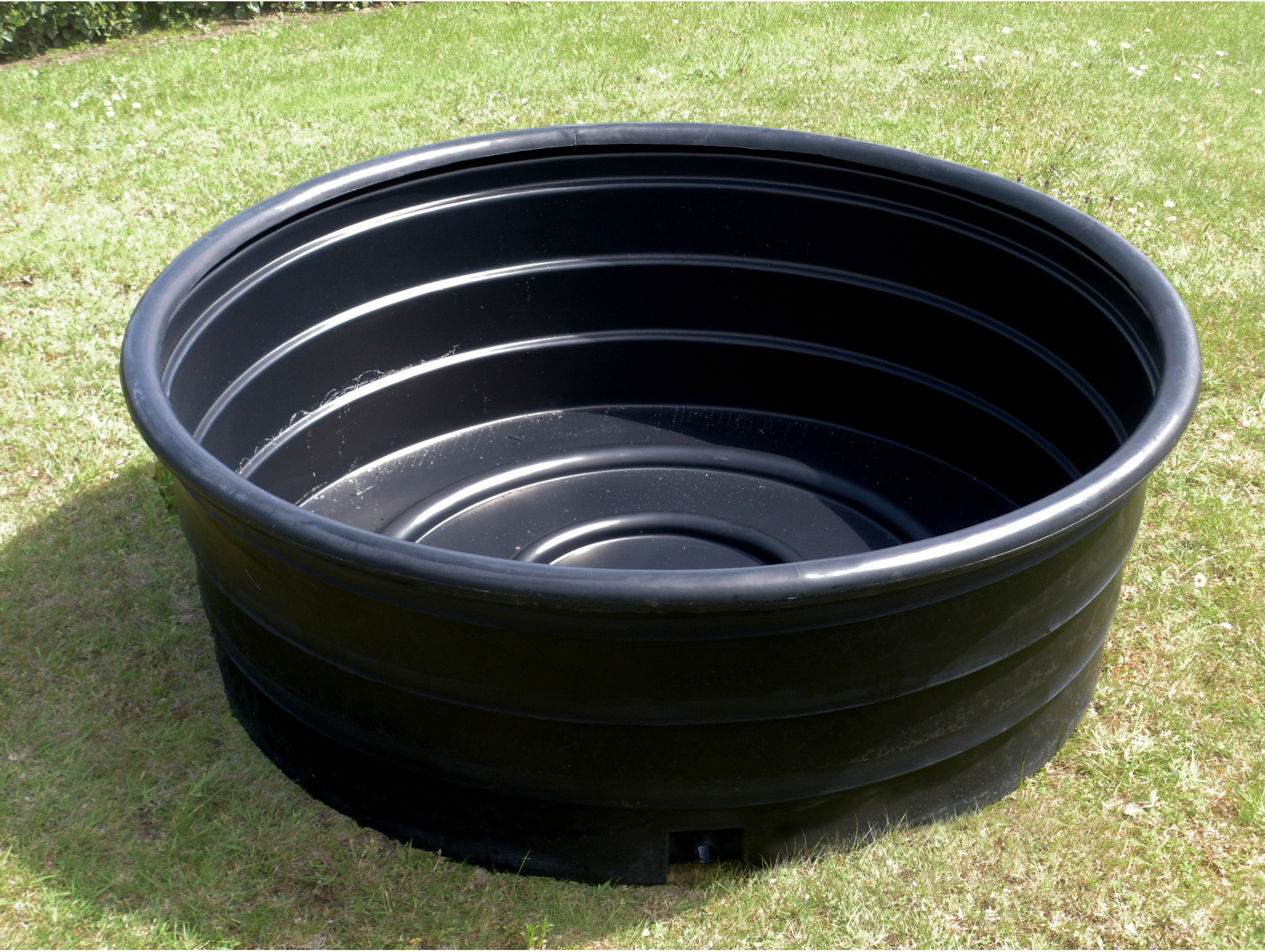 Bac paturage ROTOTEC rond 1100L noir