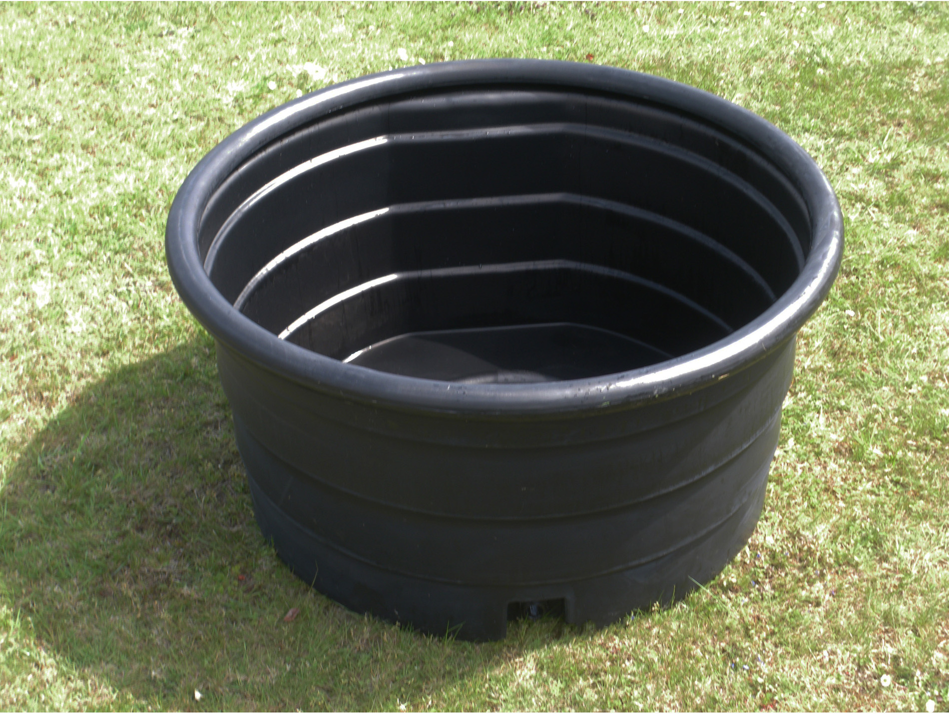 Bac paturage ROTOTEC rond 550L noir