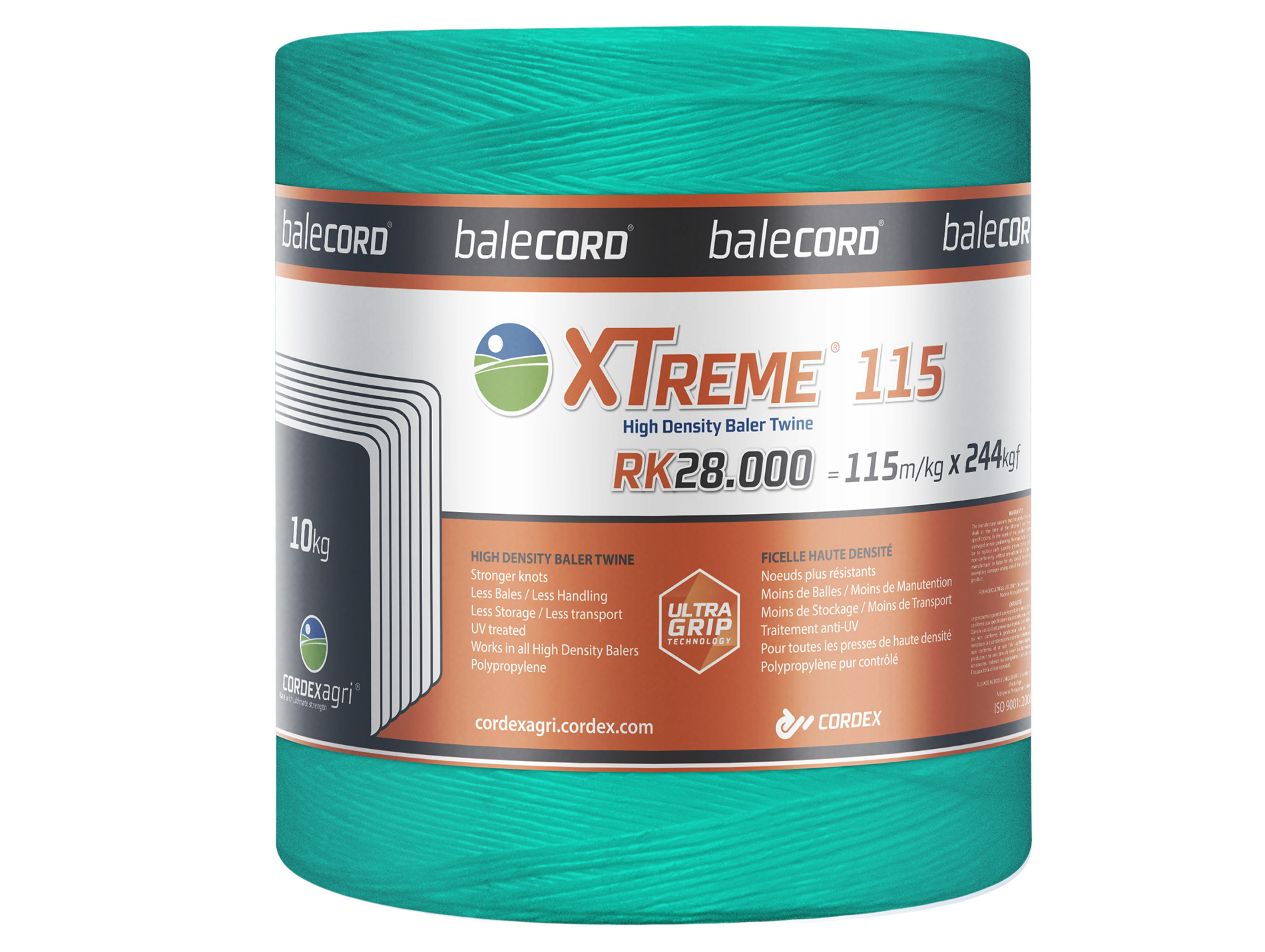 Ficelle agricole verte XTREME 115