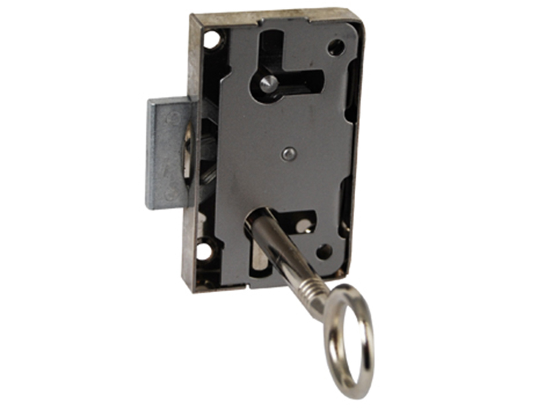 Serrure de meuble à encastrer axe 20mm