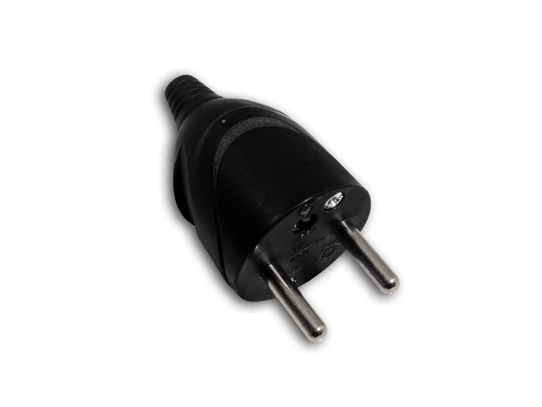 Fiche mâle 16A 2P+T NF noir