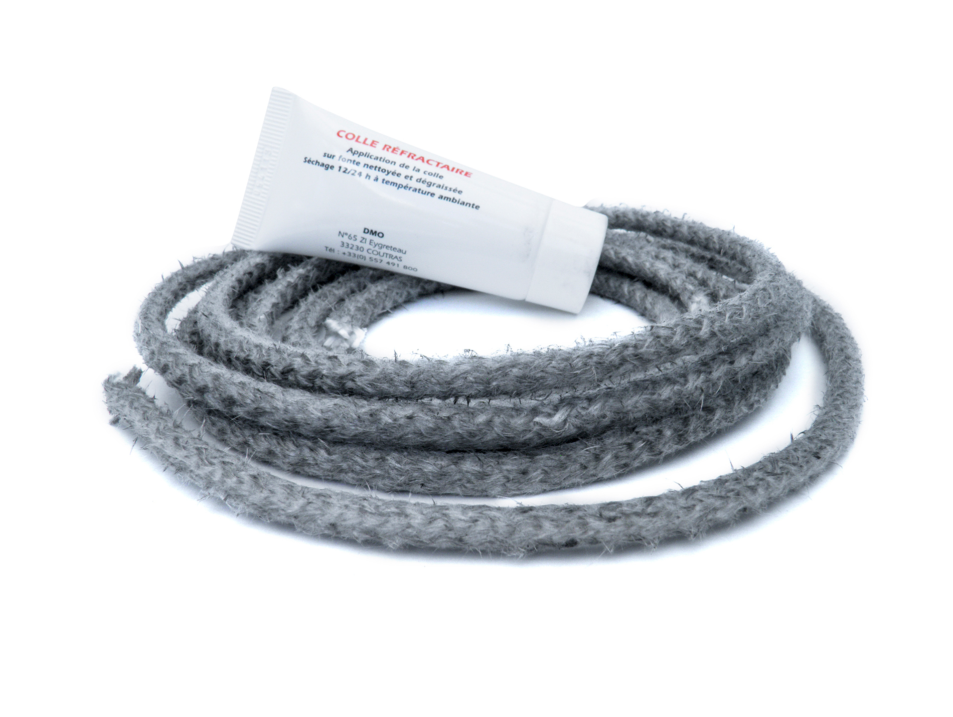 Tresse ronde Ø8mm L2,50m + colle