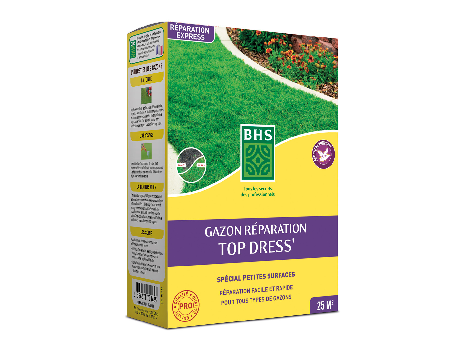 Gazon de regarnissage Top Dress 0,5kg