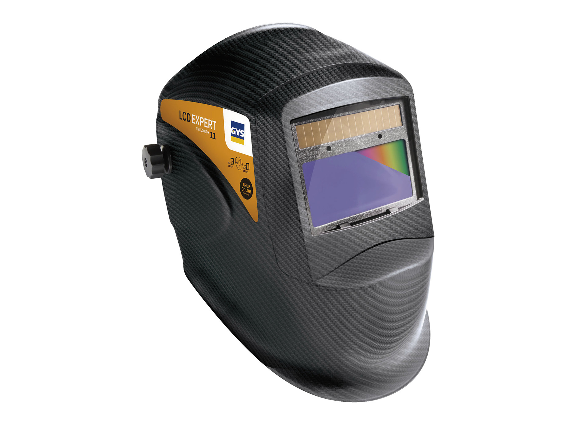 Masque de soudure GYS Expert 11 Carbon True color