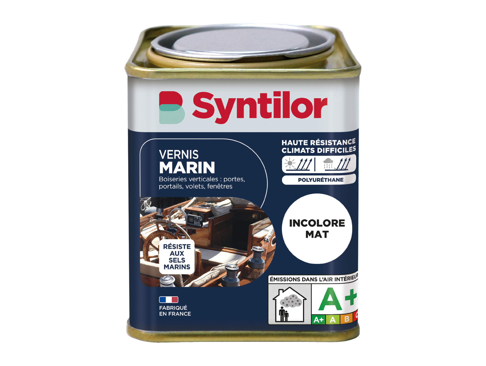 Vernis marin bois SYNTILOR incolore mat 250ml