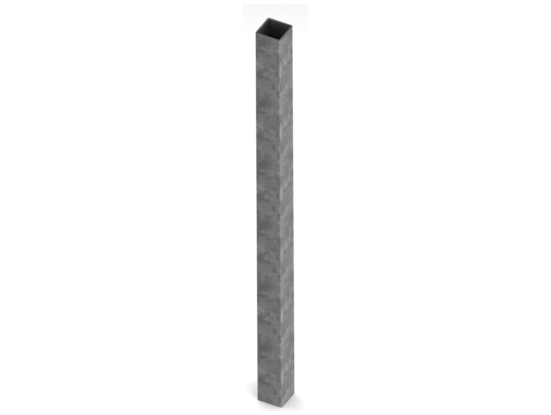 Tube aluminium ZENEO 3x3cm L.100 cm