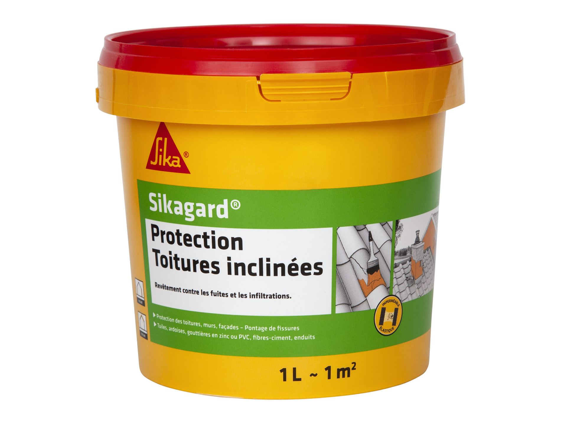 Protection Sikagard Toitures Inclinées Blanc 1L