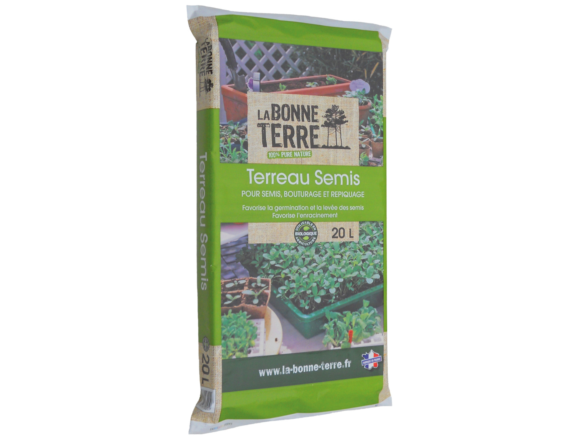 Terreau semis LA BONNE TERRE  20L