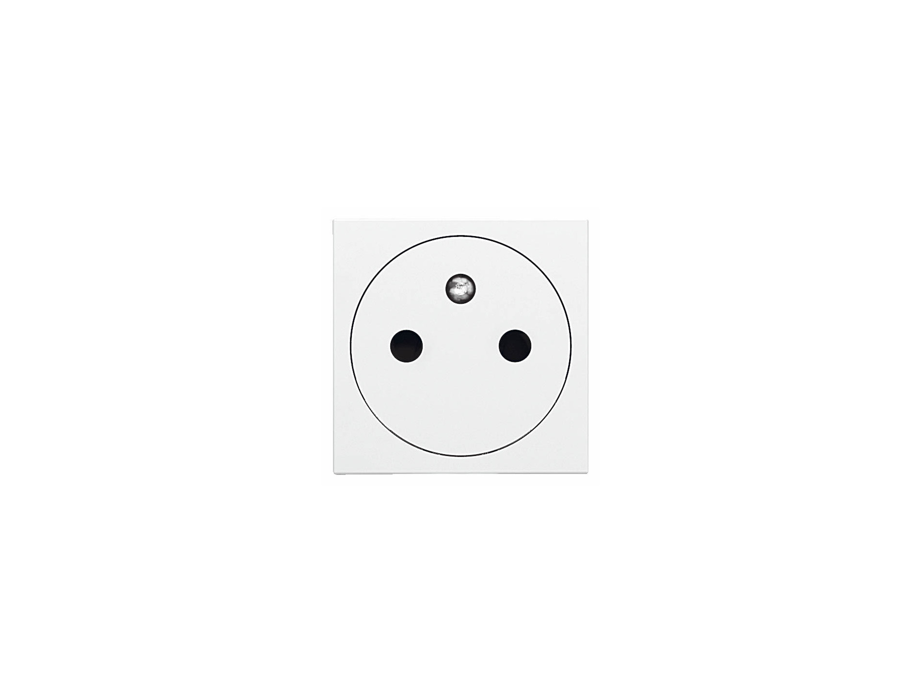 Prise 2P+T 16A affleurante Mosaic LEGRAND blanc