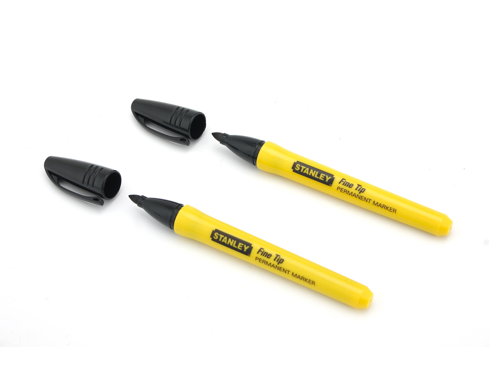 Marqueur noir STANLEY pointe fine x2