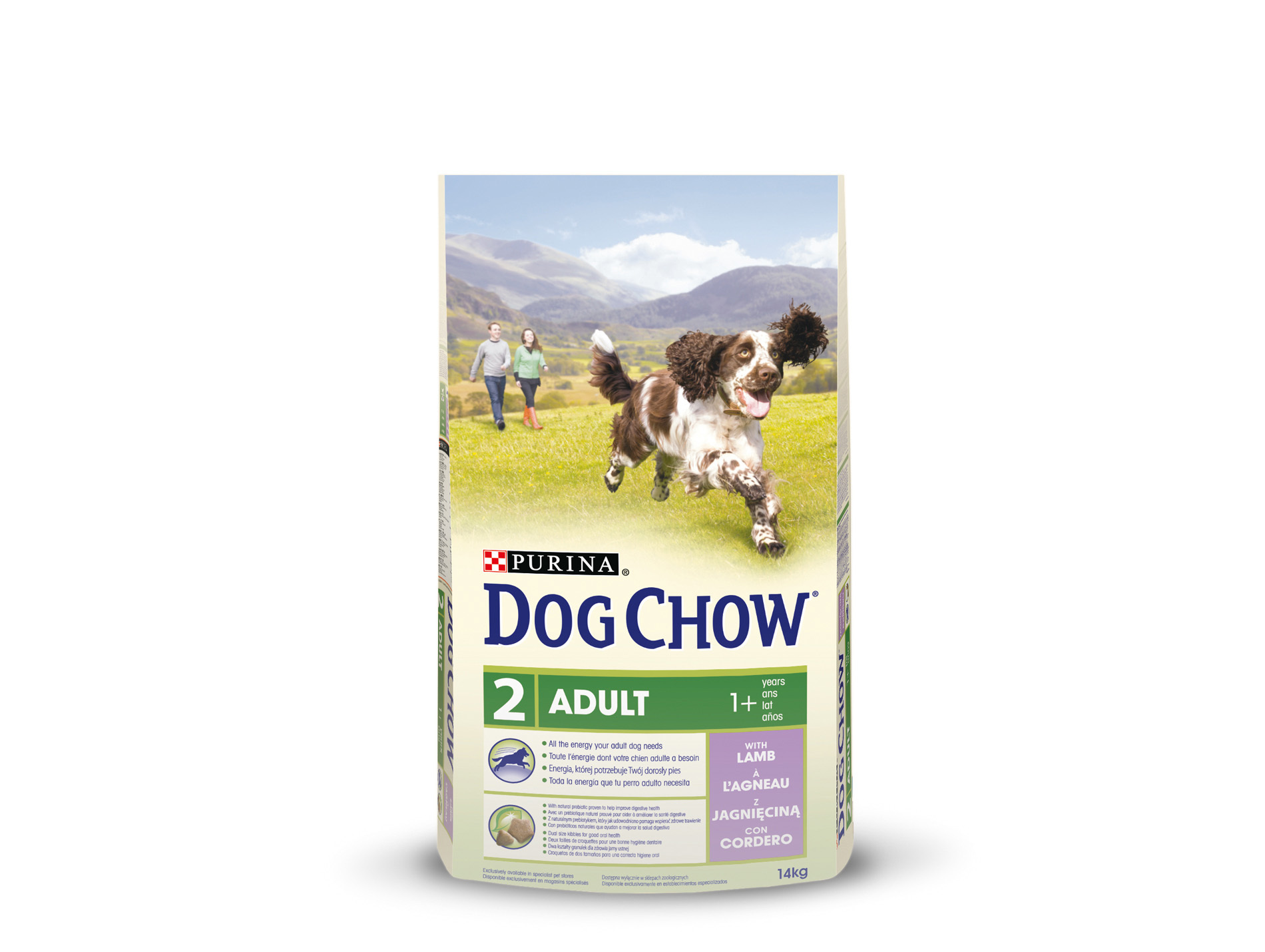 Croquettes chien adulte DOG CHOW agneau 14kg