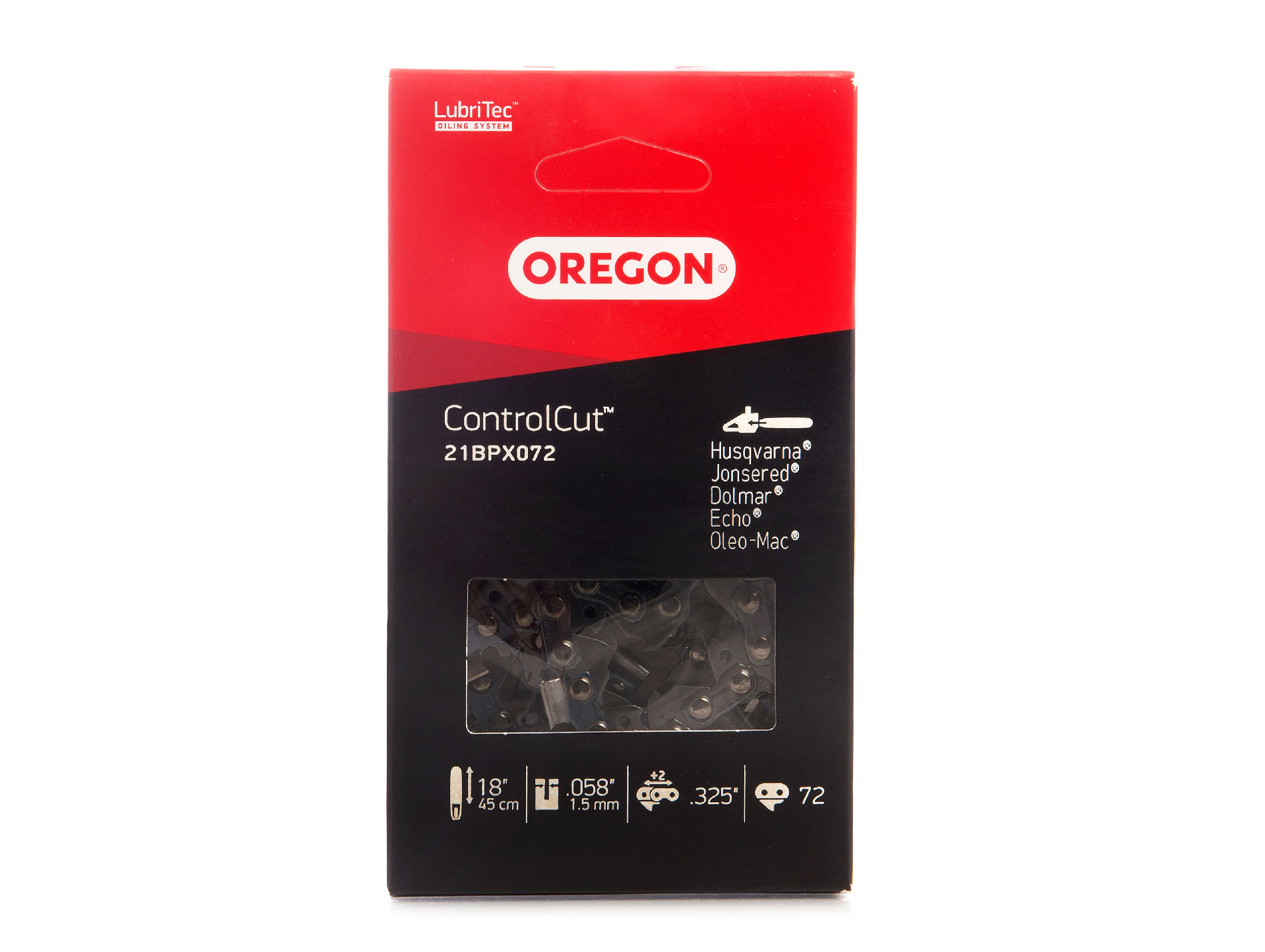 Chaîne micro-chisel OREGON ControlCut L.45cm .325" 72 maillons