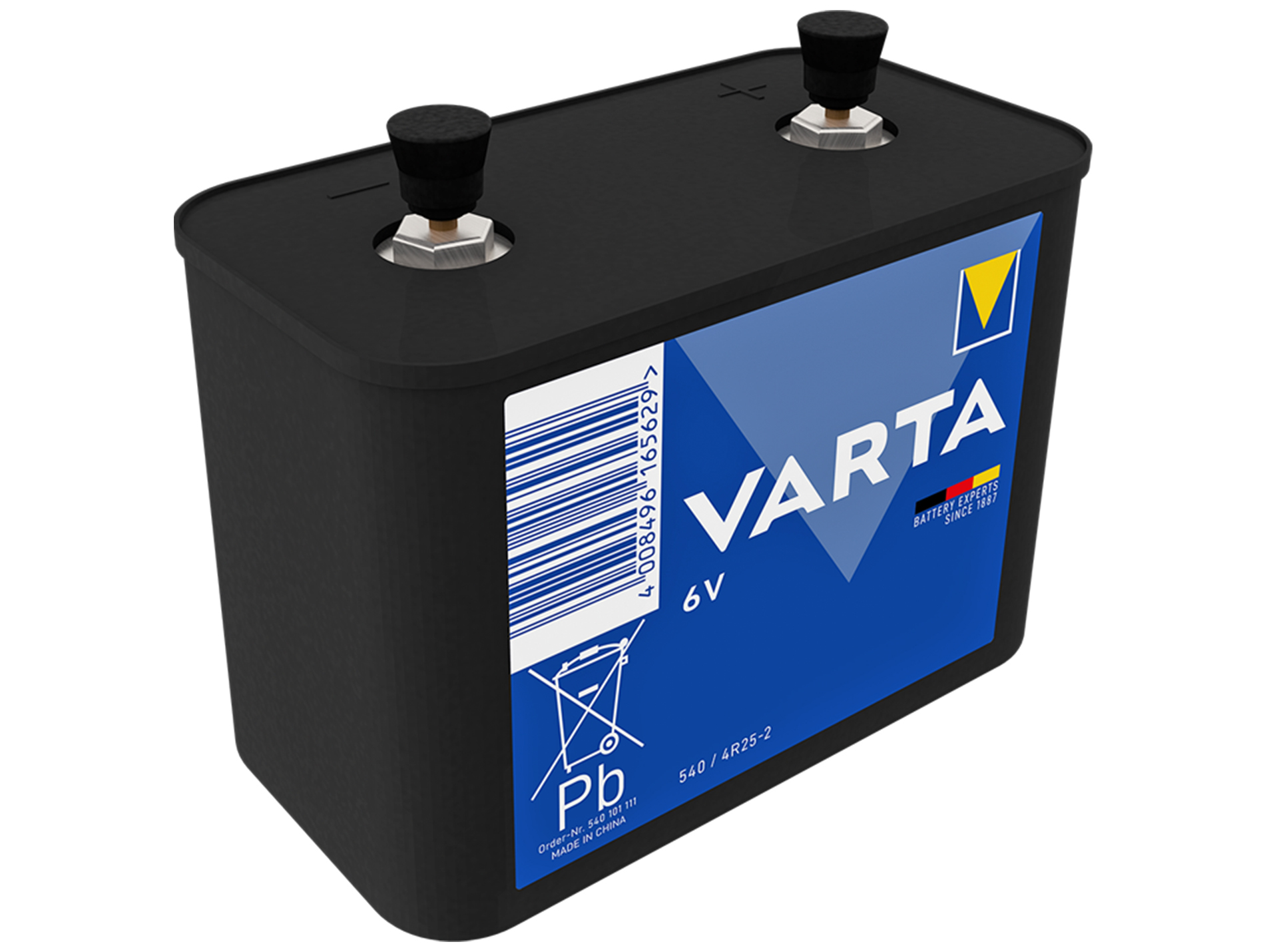 Pile 4R25 6V saline à visser VARTA