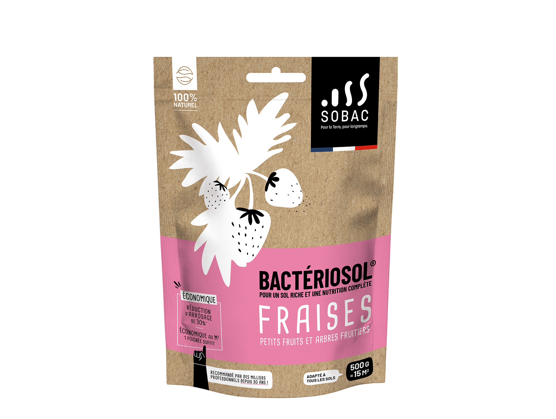 Fertilisant Bio BACTERIOSOL fraises 500G