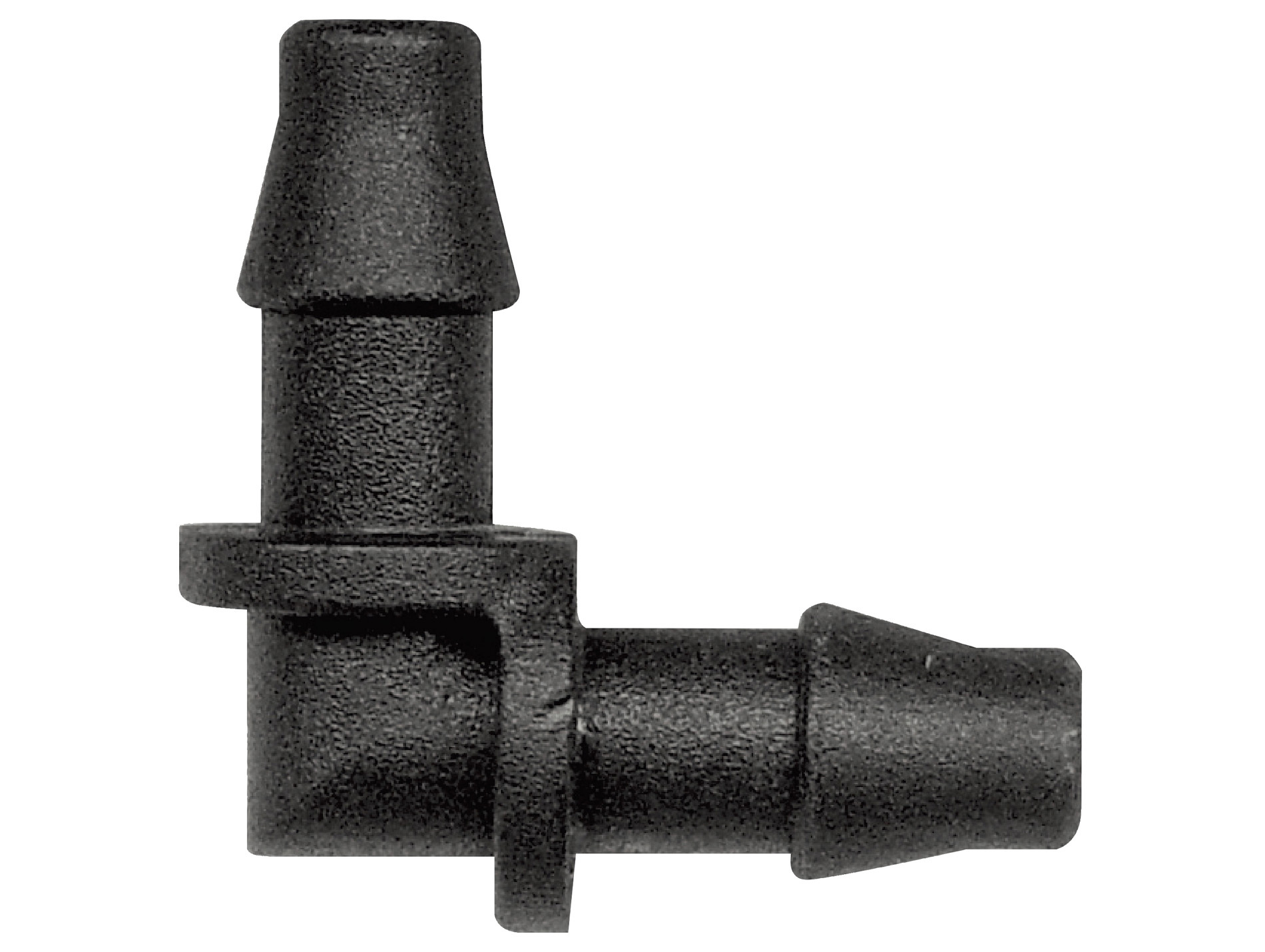 Coude cannelé 6mm X10