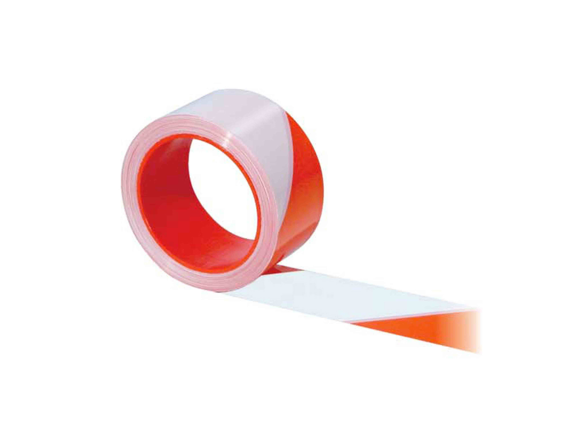 Ruban de rubalise rouge et blanc SÉLECTION EMERAUDE 100m 50mm