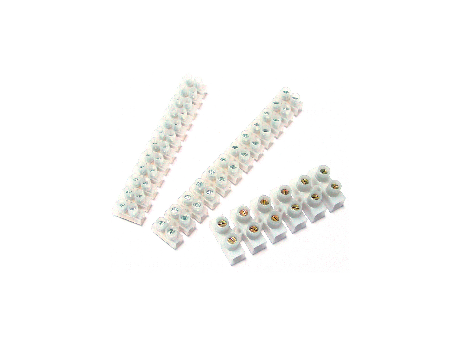 Barrettes domino 6 connecteurs section 10mm² x2