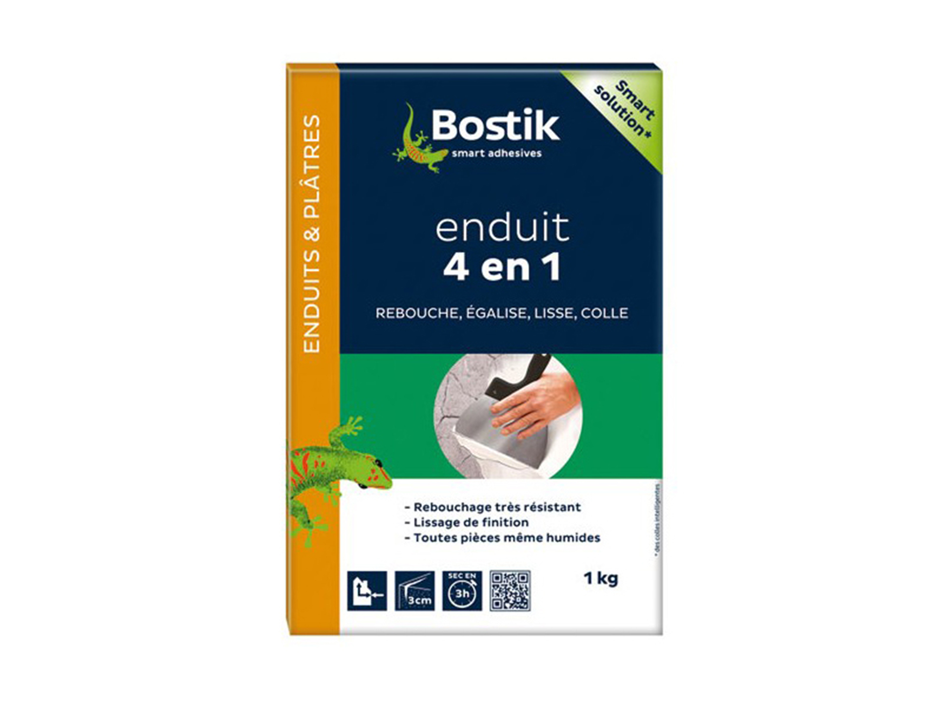 Enduit et plâtres 4 en 1 BOSTIK en poudre 1kg