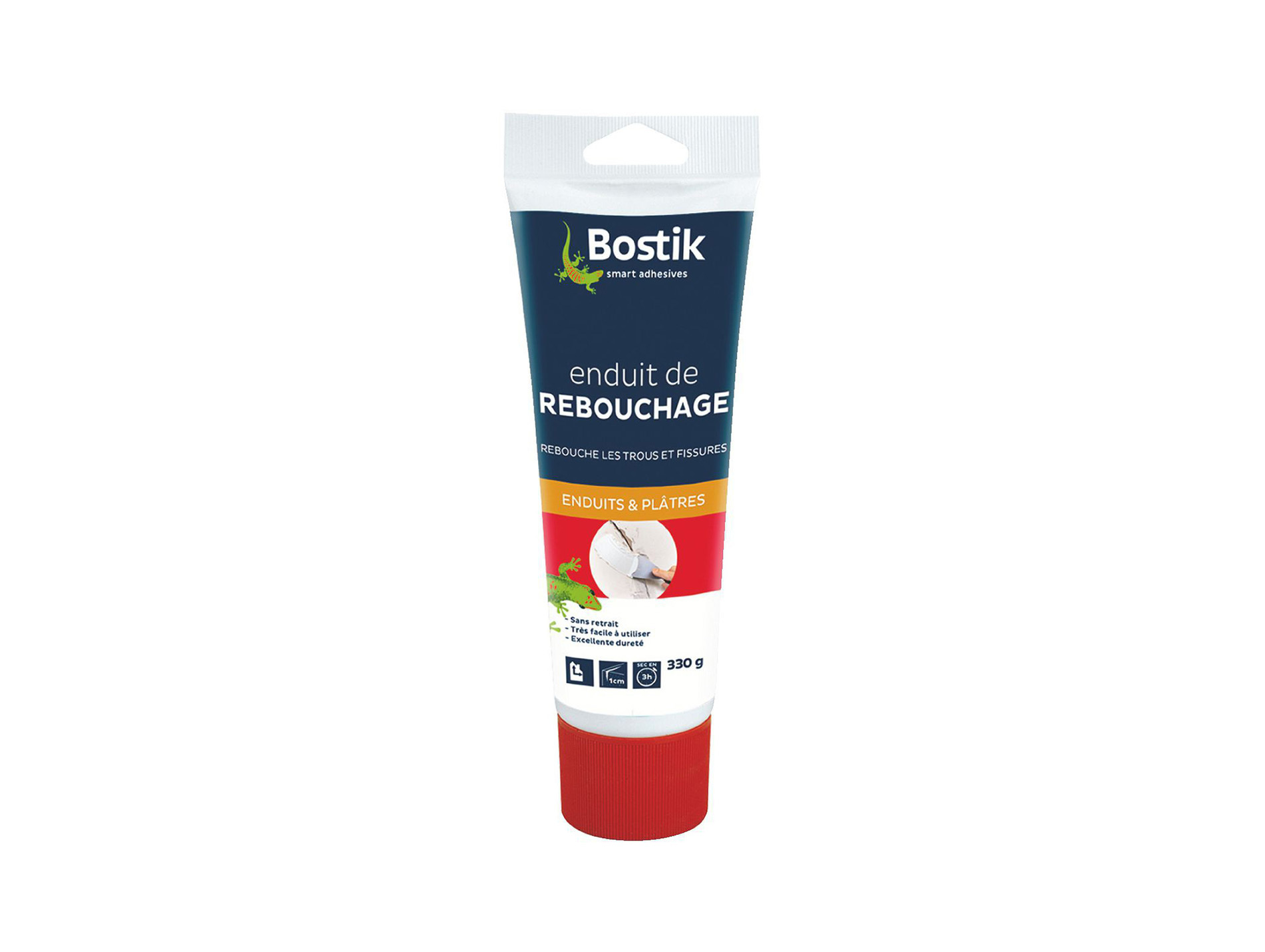 Tube d'enduit de rebouchage BOSTIK en pâte 330g