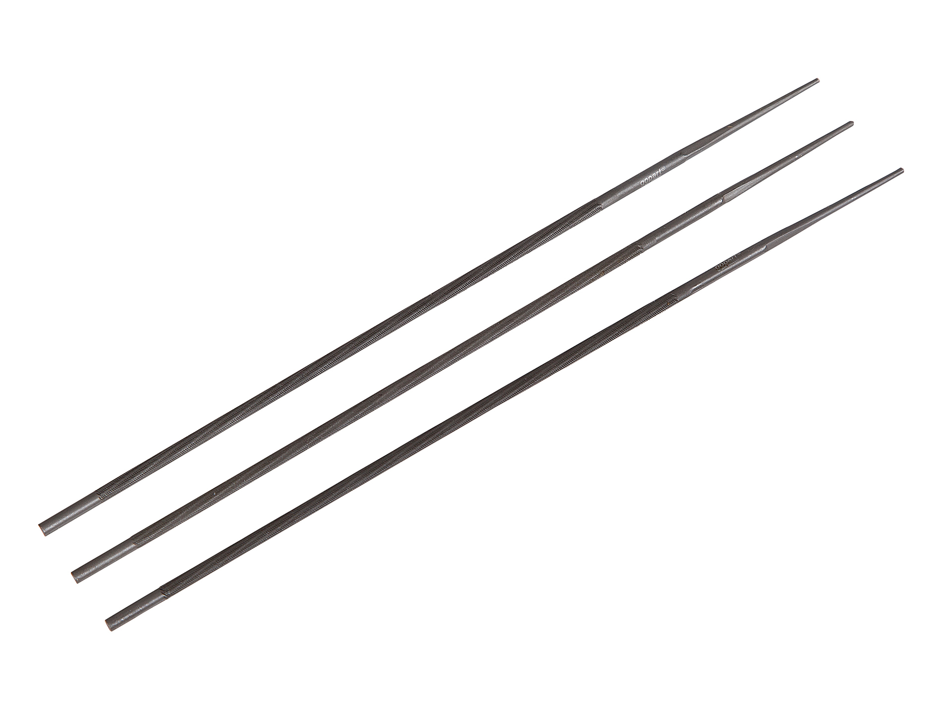 3 limes rondes pour tronçonneuse Ø4mm