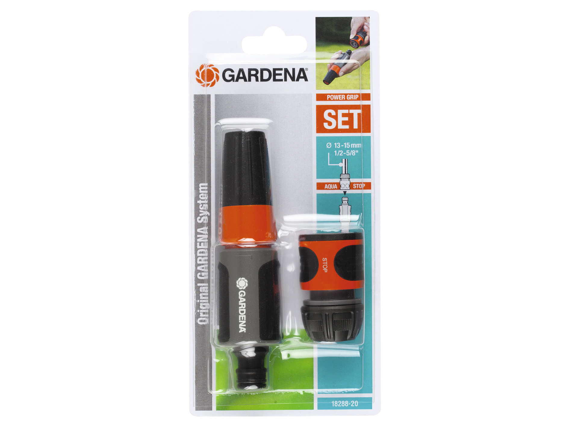 Lance d'arrosage GARDENA avec set de raccordement 13 mm
