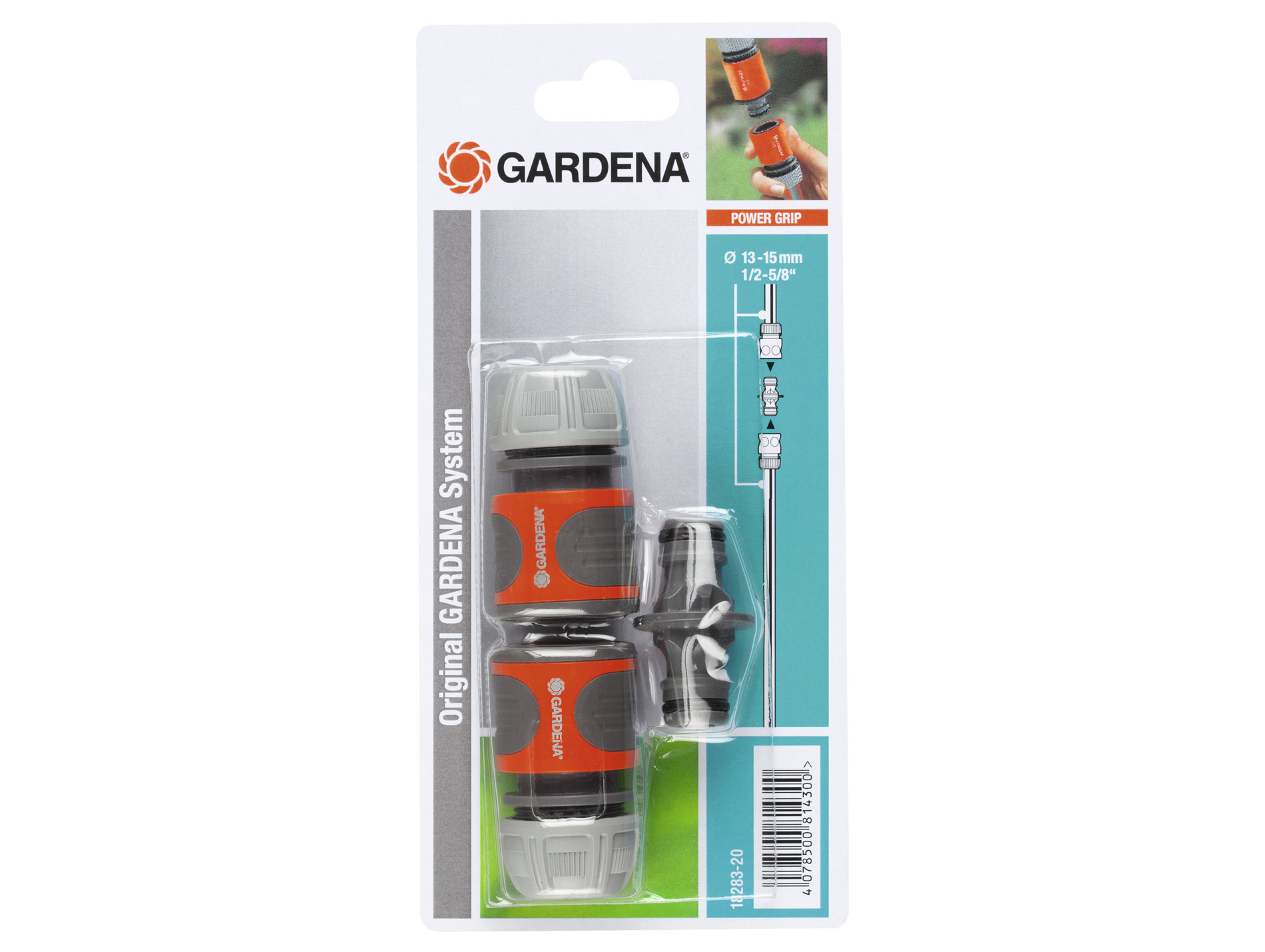 Kit raccords GARDENA 13 mm 1/2"