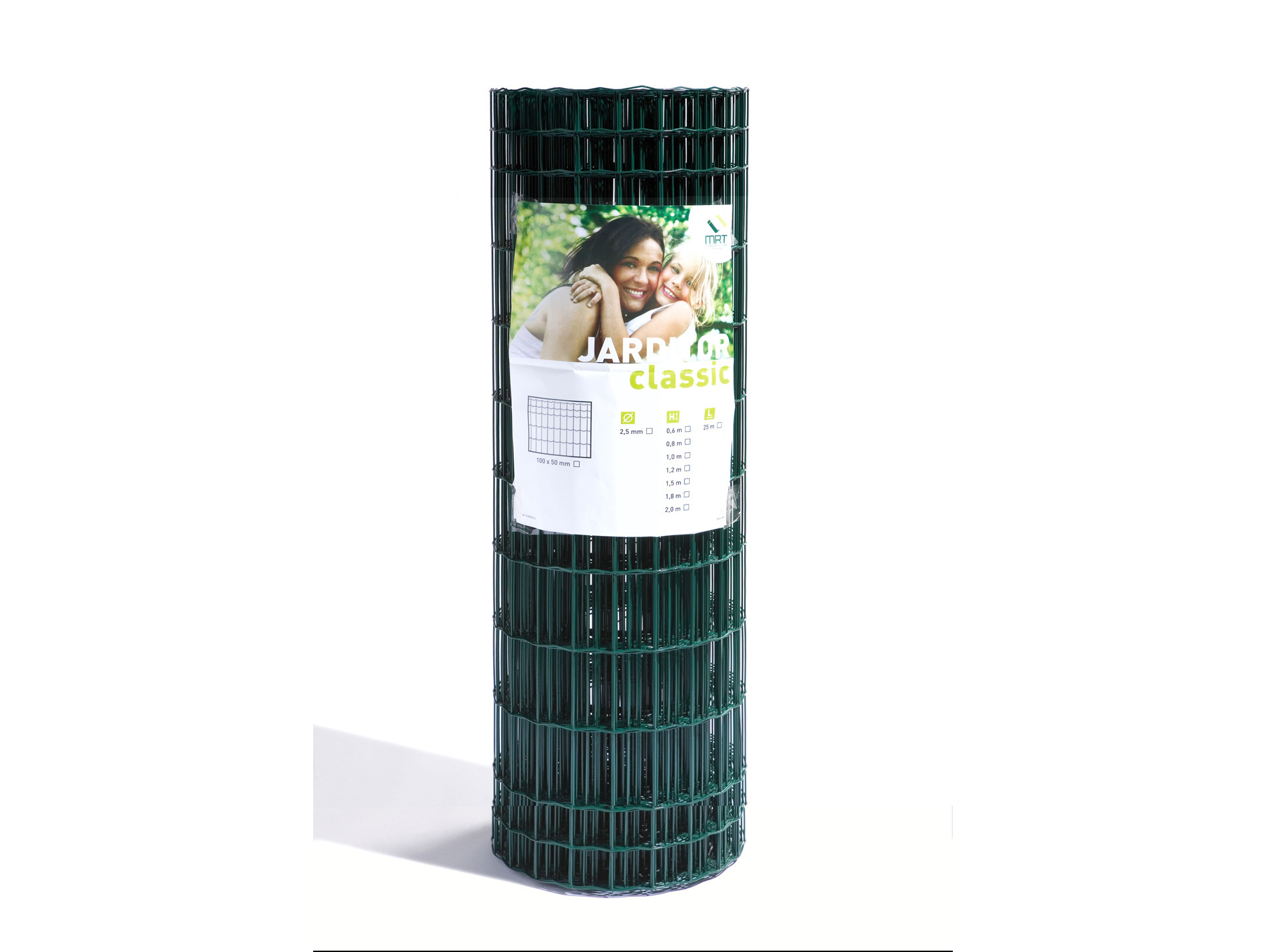 Grillage rouleau Jardi Classic H2,00m 100x50mm L25m vert