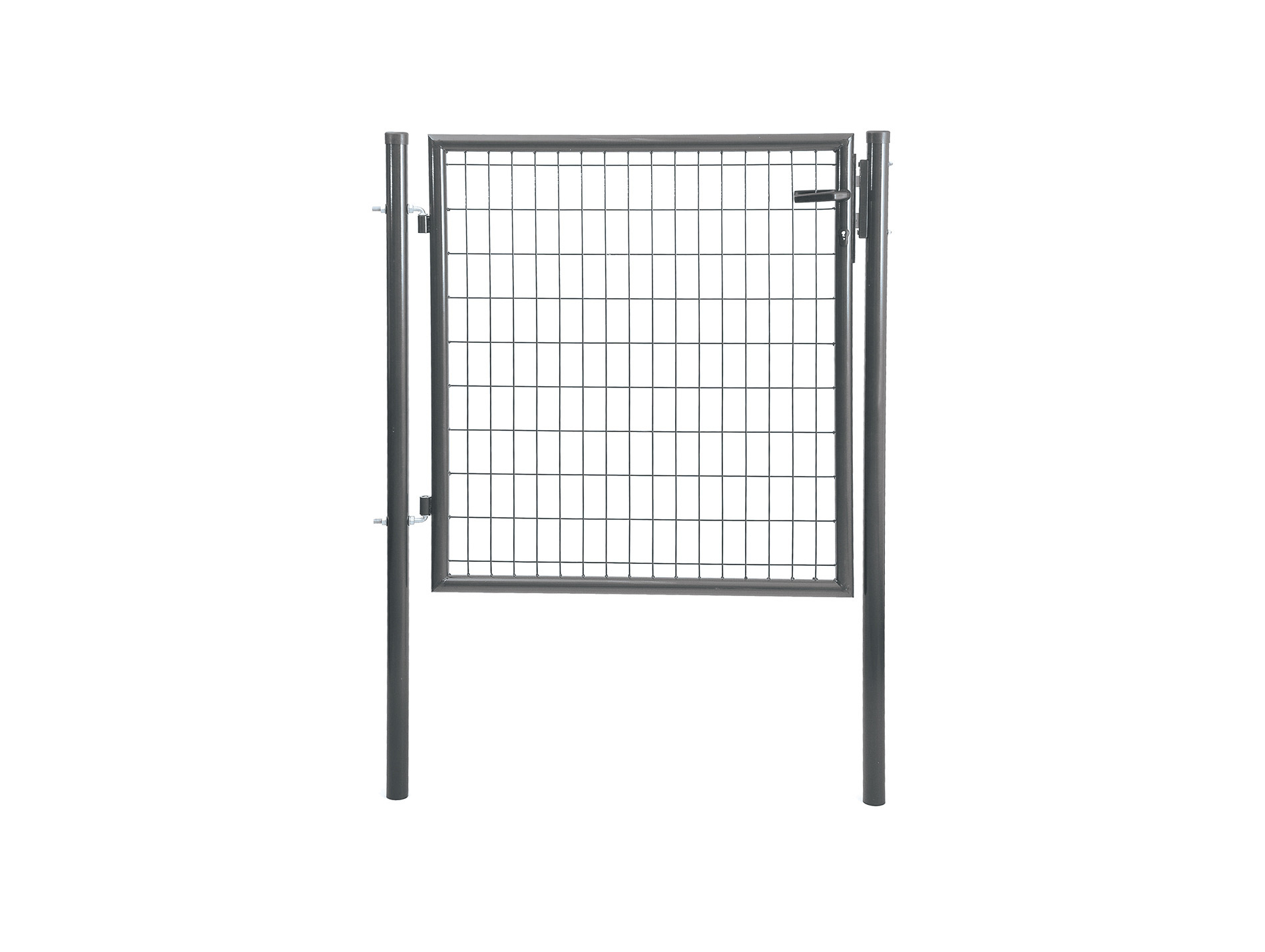 Portillon résidentiel 1x1,00m maille 100x50mm Ø fil 4mm gris