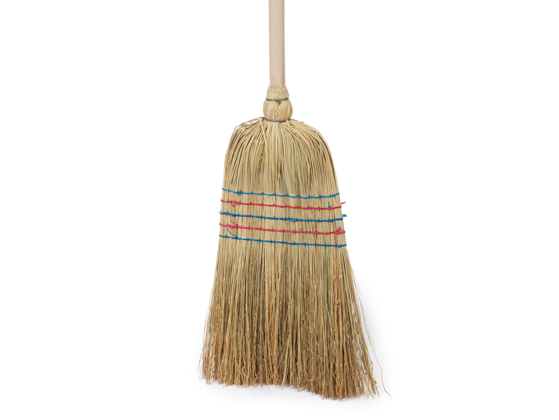 Balai paille de riz 26,5cm manche bois