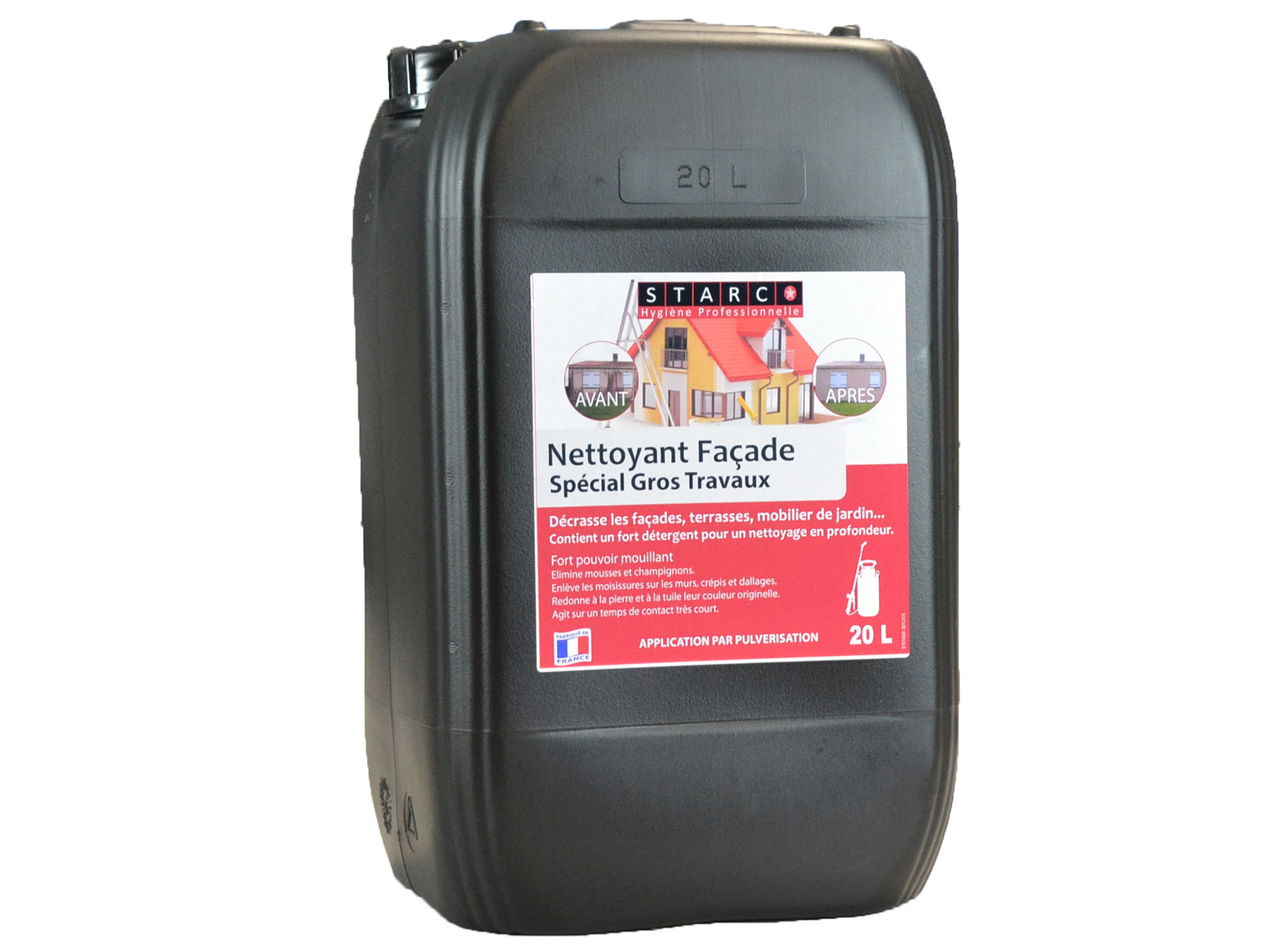 Nettoyant façades gros travaux 20L