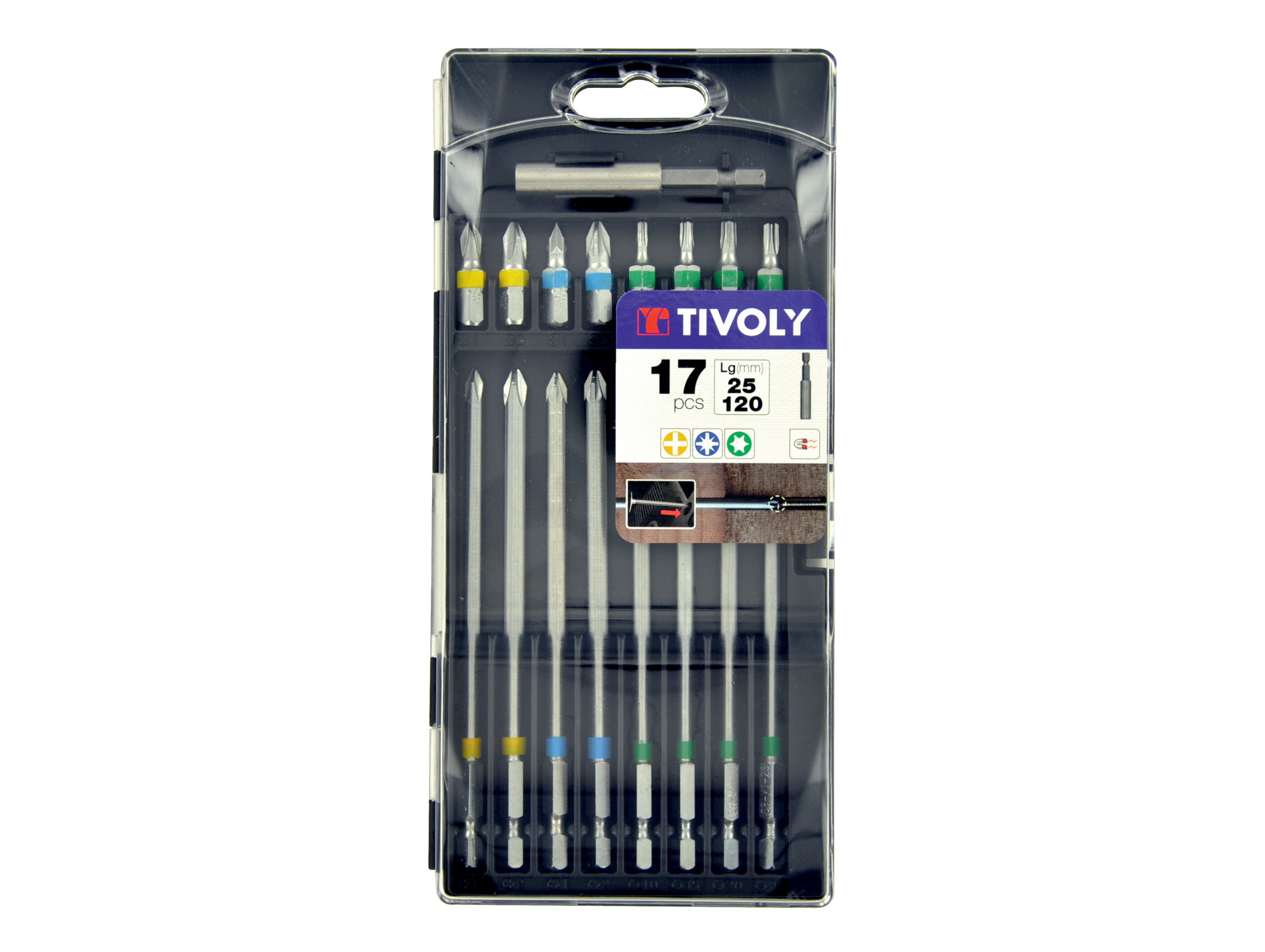 Coffret de vissage 17 pièces