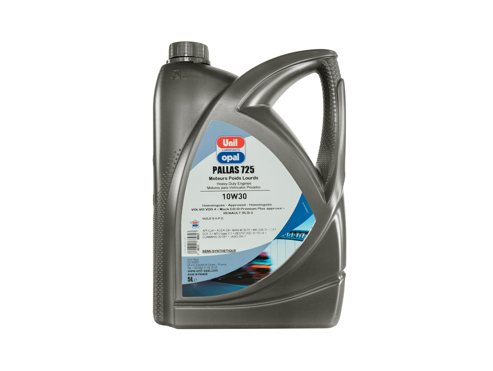 Huile UNIL OPAL pallas 725 10W30 5L