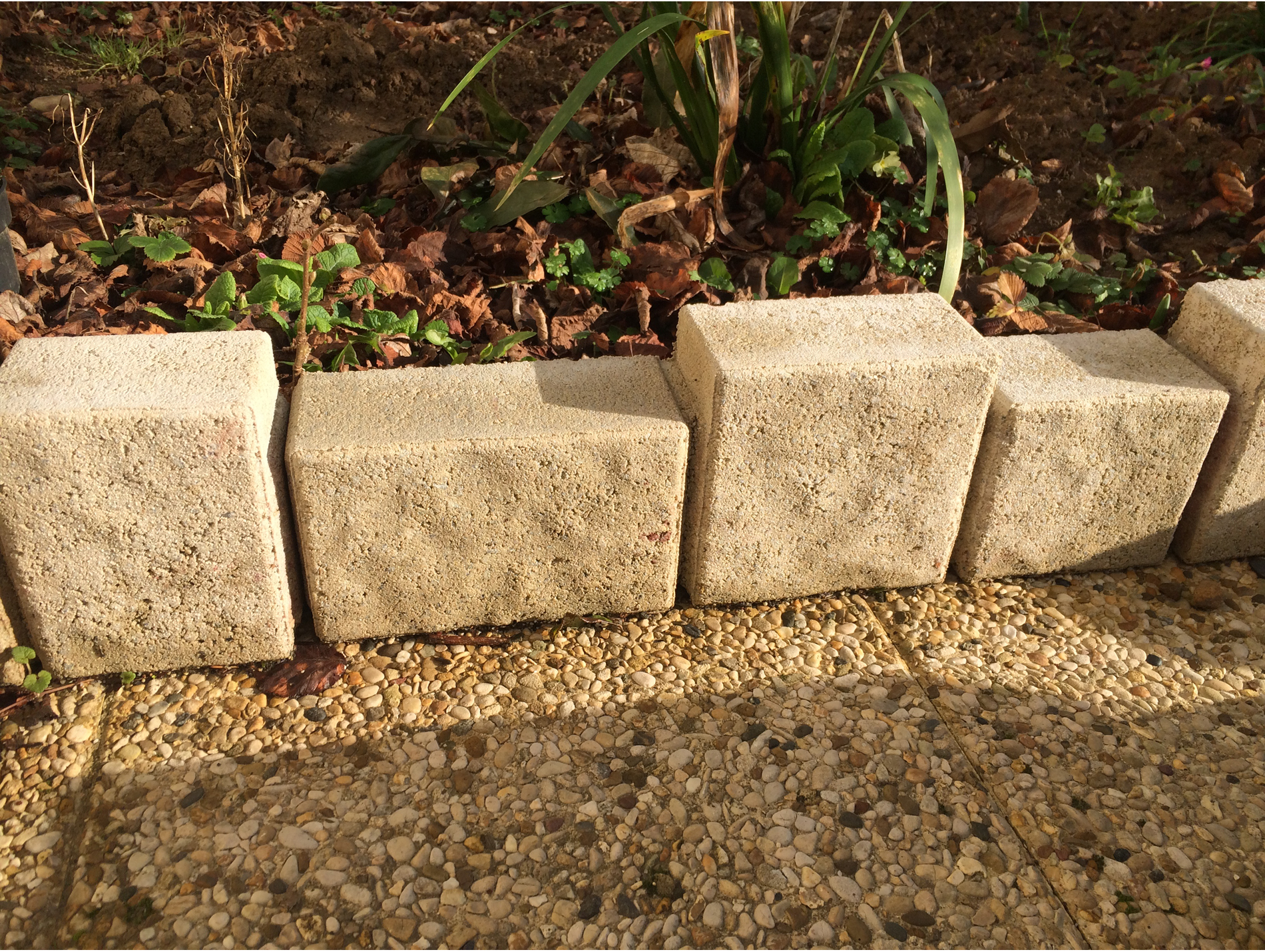 Bordure pavé droite 50x15x8cm charente