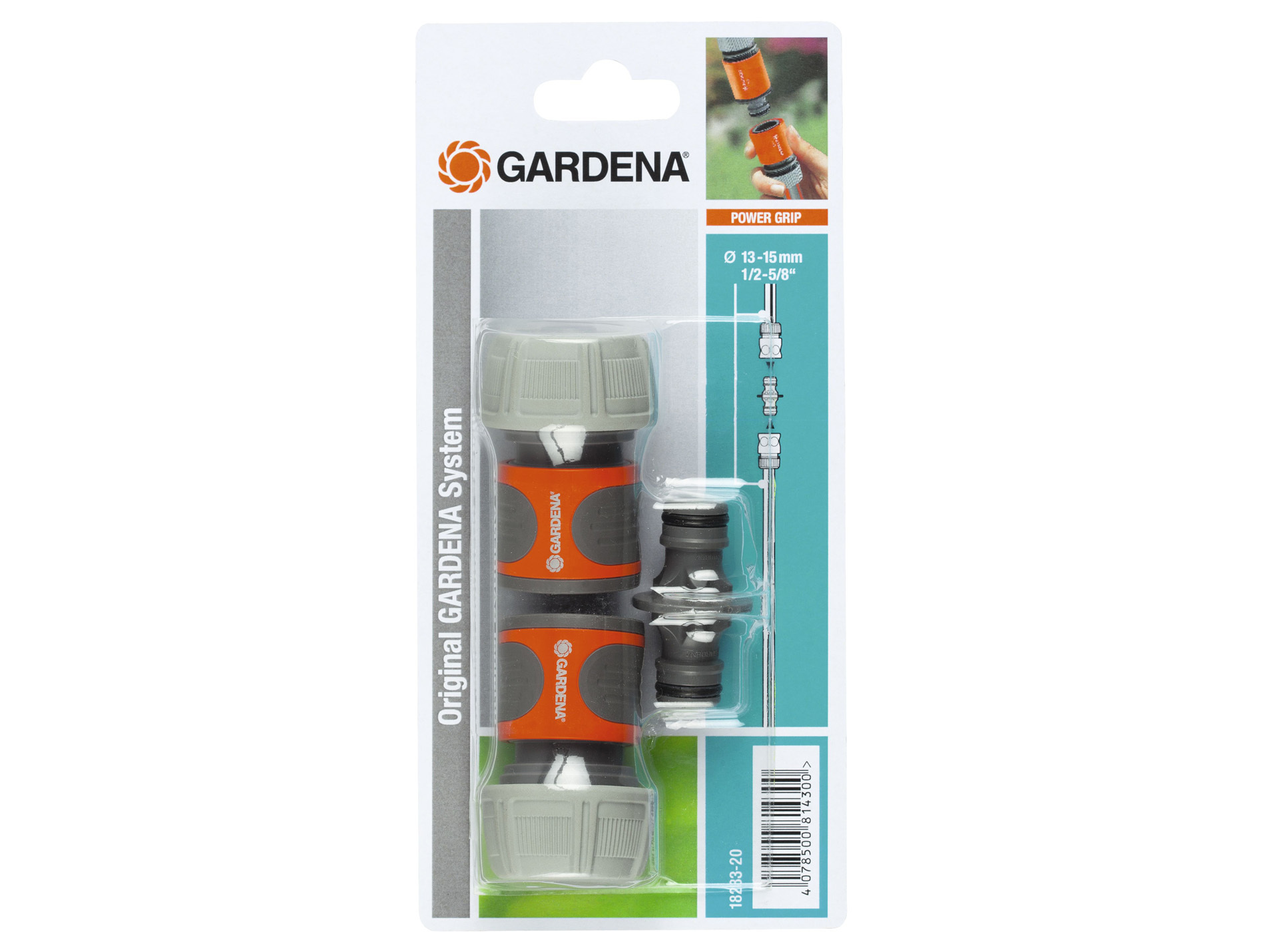 Kit raccords 19 mm 3/4" GARDENA