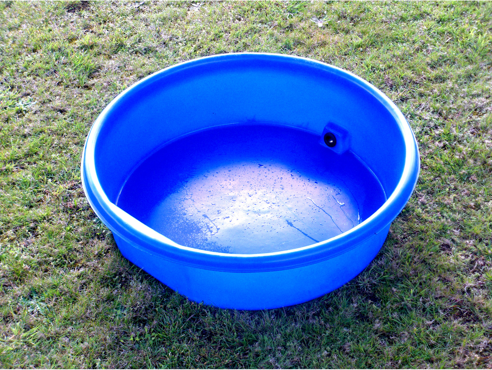 Bac paturage ROTOTEC rond 280L bleu