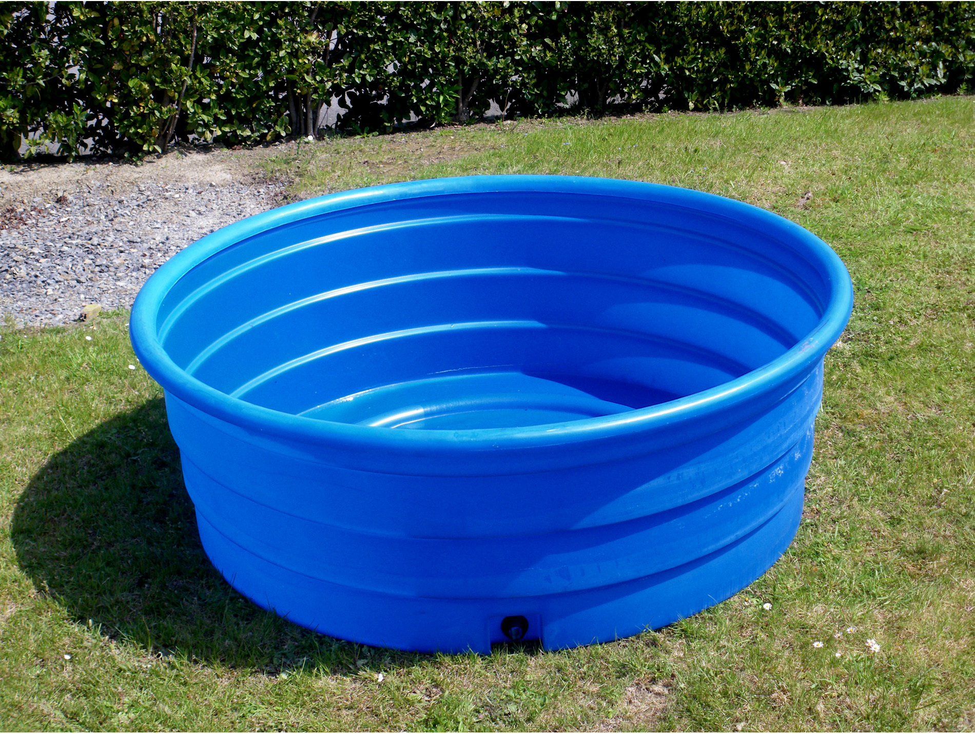 Bac paturage ROTOTEC rond 1100L bleu