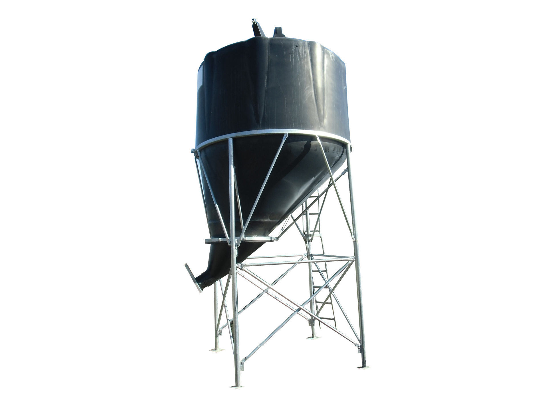 Silo à aliment 9M3 cône déporté