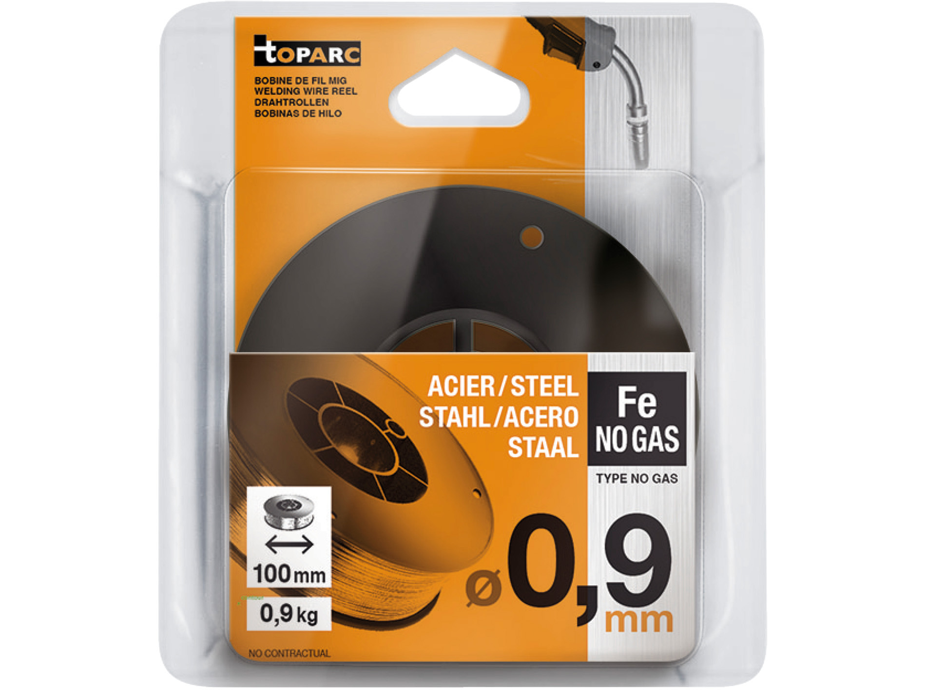 Fil Mig fourré sans gaz Ø0,9 - 900g