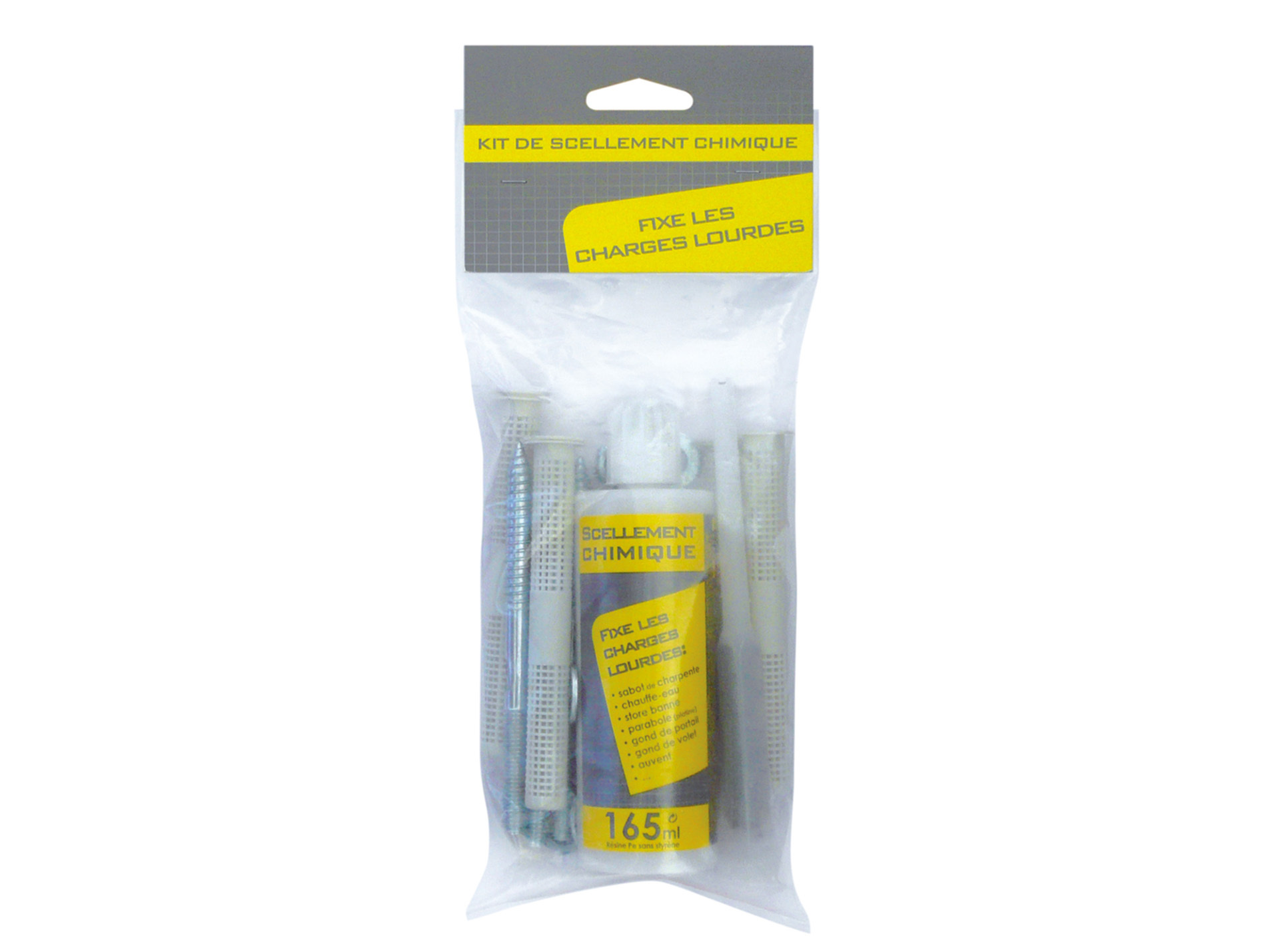 Kit résine polyester 165ml
