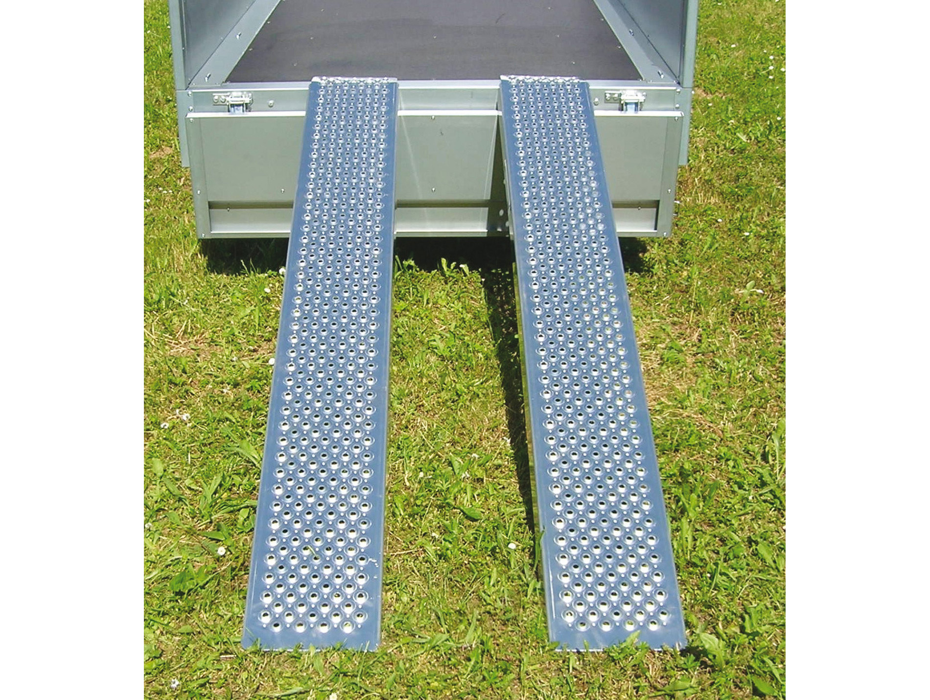 Rampes alu pour remorque 1000kg H.60/75cm L.2,50m