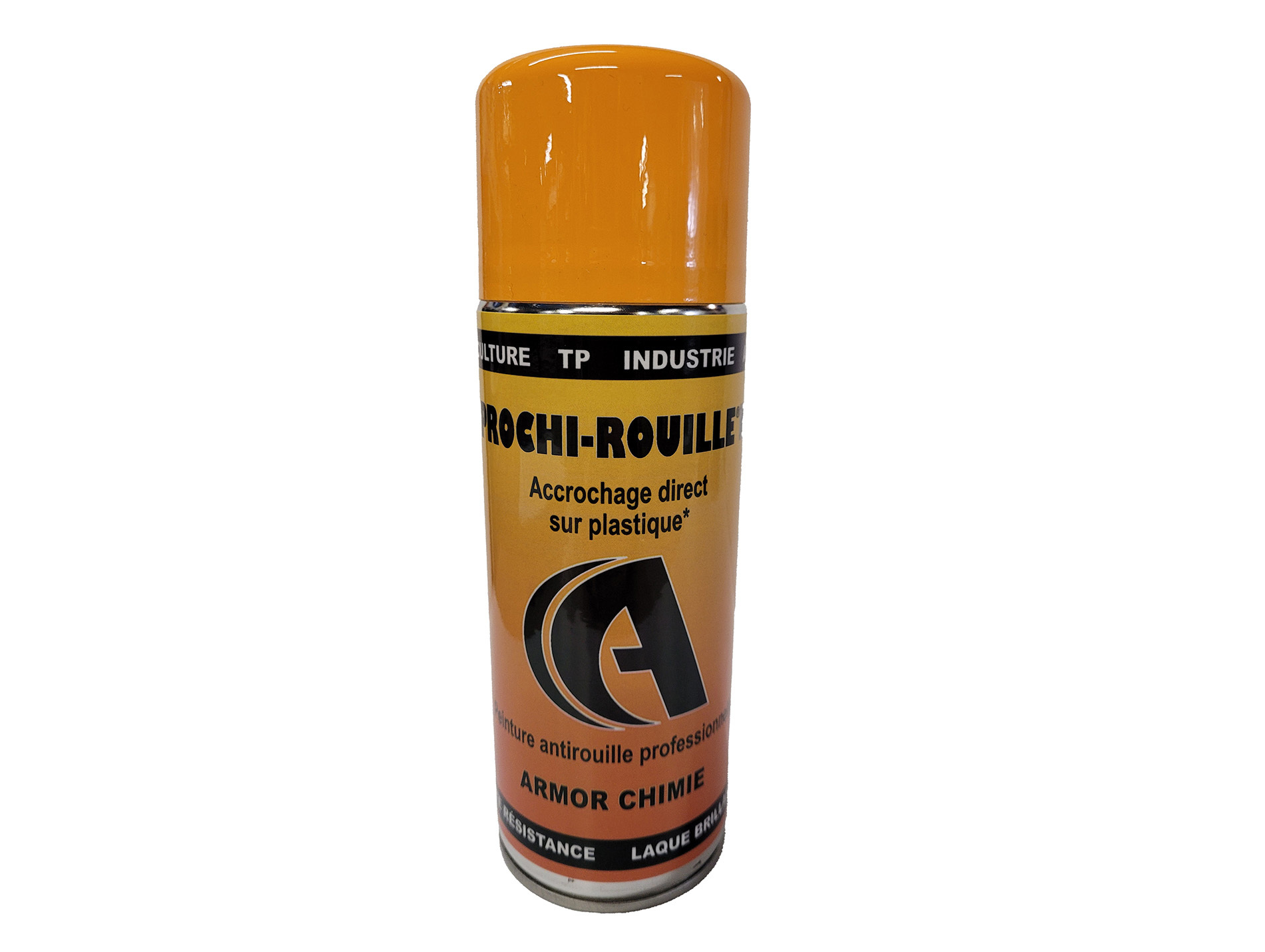 Peinture antirouille aérosol PROCHIROUILLE Jaune Lerin 400ml