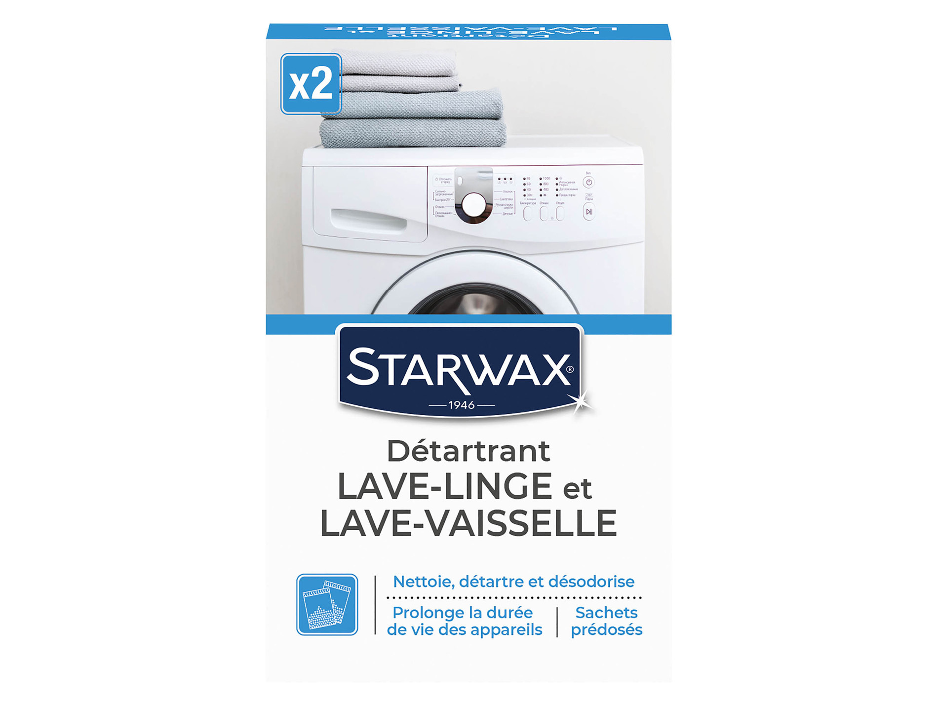 Nettoyant détartrant pour lave-linge et lave-vaisselle