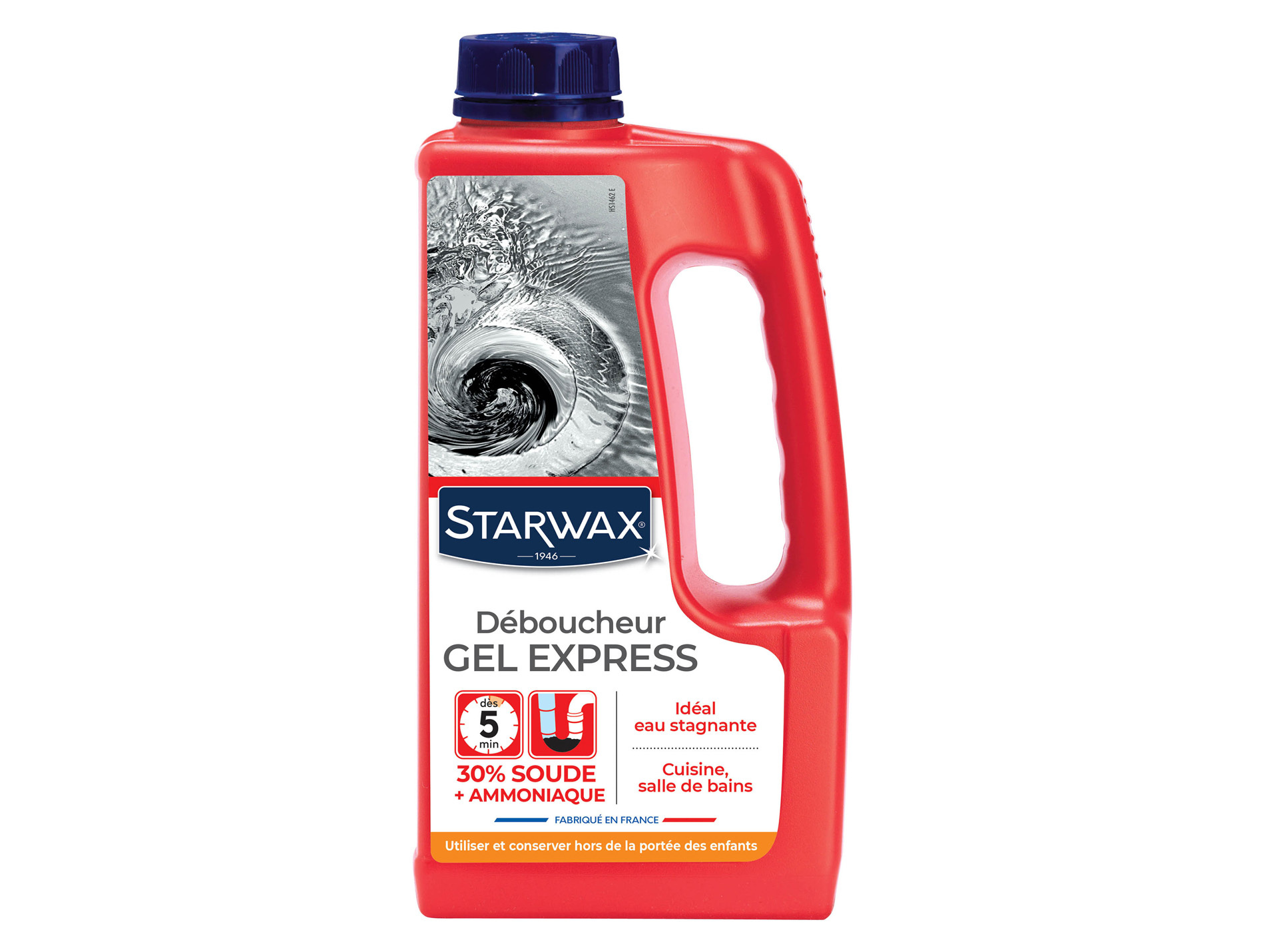Déboucheur express pour cuisine & salle de bain gel STARWAX 1L