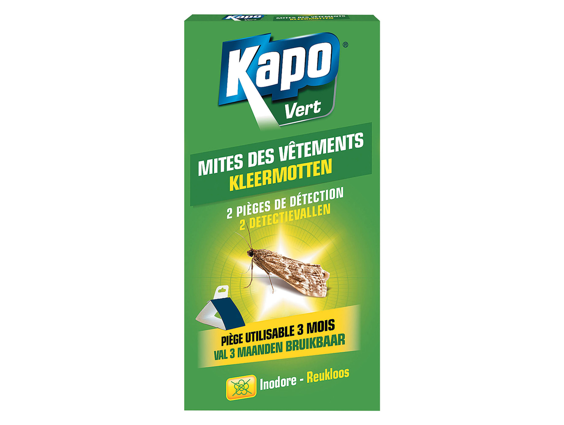 Pièges à mites des vêtements x2