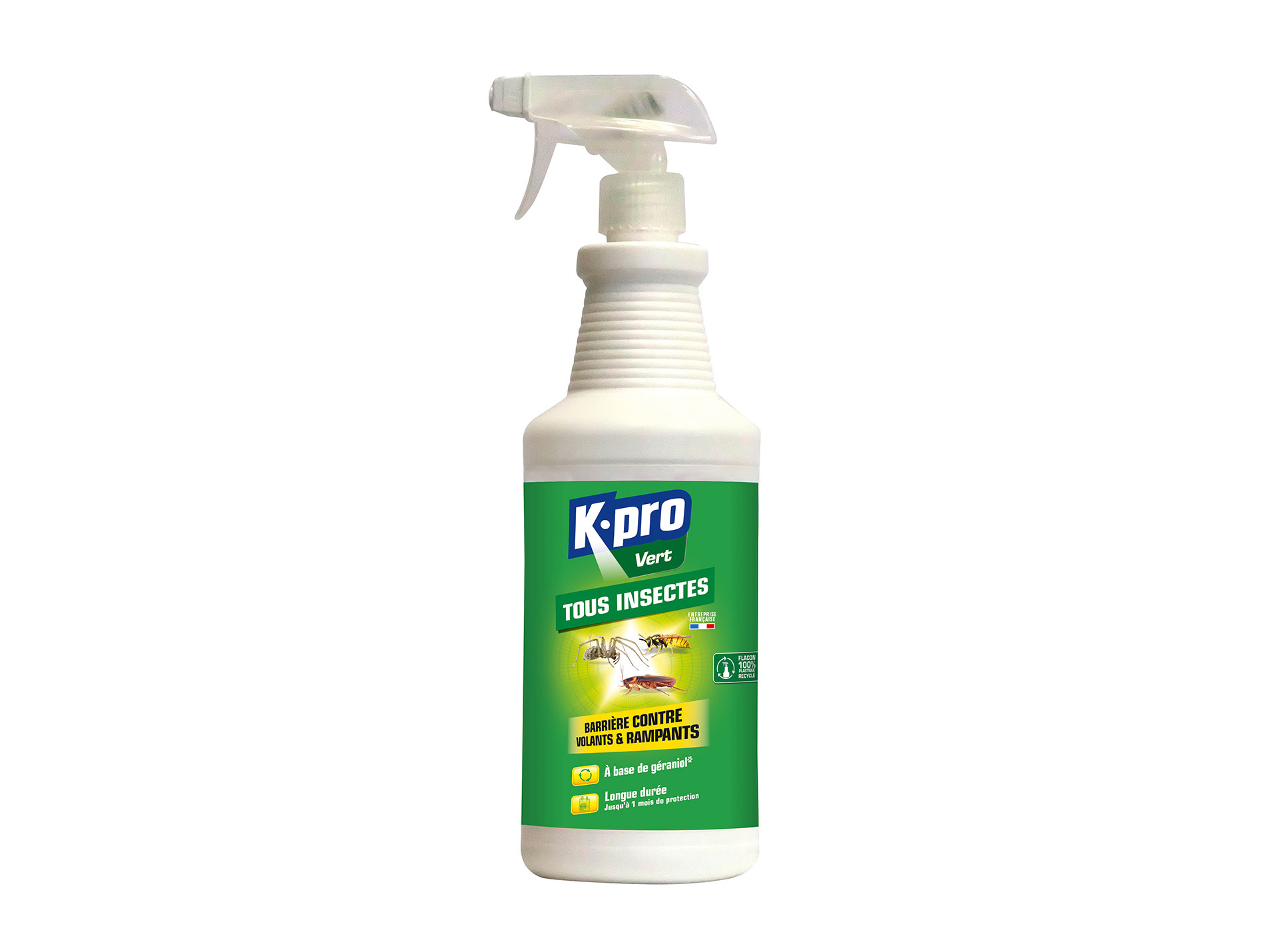 Barrière 100% végétal insectes volants rampants vapo 1L KAPO Vert